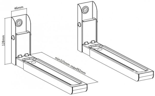 Кронштейн для микроволновой печи · Крепеж настенный держатель микроволновки