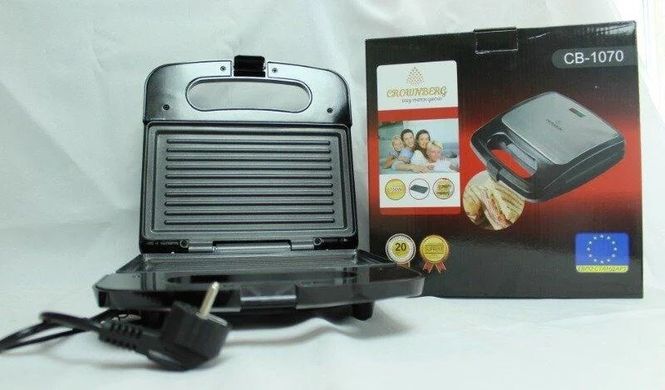 Сендвичница Sandwich Maker Crownberg CB 1070 CG 19 PR4