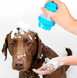 Щітка для миття тварин Cleaning Device The Gentle Dog Washer з силіконовими ворсинками для купання та масажу собак та кішок