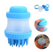 Щетка для мытья животных Cleaning Device The Gentle Dog Washer с силиконовыми ворсинками для купания и массажа собак и кошек