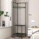 Угловая напольная вешалка-стеллаж Corner rack ∙ Стойка с перекладиной для вешалок в прихожую
