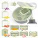Овощерезка Vegetable Cutter 10 в 1 с корзиной-друшлагом &middot; Слайсер ручной для нарезки овощей и фруктов