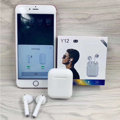 Беспроводные Bluetooth наушники блютуз гарнитура Y-12 TWS
