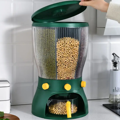 Диспансер-органайзер для круп и сыпучих Rotate-Dispenser ∙ Контейнер с дозатором для сыпучих продуктов