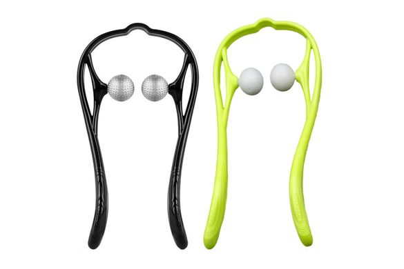 Ручной роликовый массажер для шеи Hexiang Neck Massager для снятия усталости и напряжения