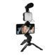 Комплект для влогінгу VIDEO-MAKING KIT AY49 для смартфона з перехідником Type-C &bull; Набір блогера для телефону 4в1 AY-49