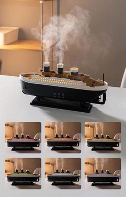 Увлажнитель воздуха Титаник AND-20-21PCS в виде модели корабля &bull; USB-диффузор эфирного масла humidifier для дома, офиса и декора