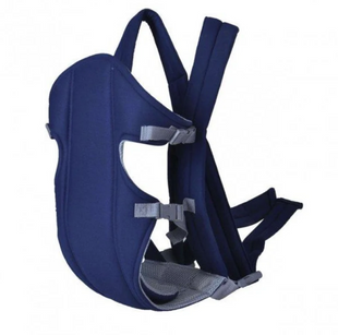 Слинг - рюкзак для переноски ребенка Baby Carriers Синий