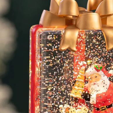 Новорічний нічник XMAS WDL-25010A Подарунок ∙ Нічник XMAS WDL-25010A у формі подарункової коробки