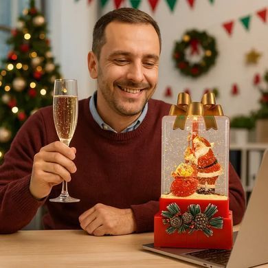 Новорічний нічник XMAS WDL-25010A Подарунок ∙ Нічник XMAS WDL-25010A у формі подарункової коробки