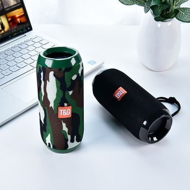 Портативна стереоколонка Bluetooth T&G TG117 для відпочинку ∙ Бездротова водостійка Bluetooth-колонка TG-117 для дому