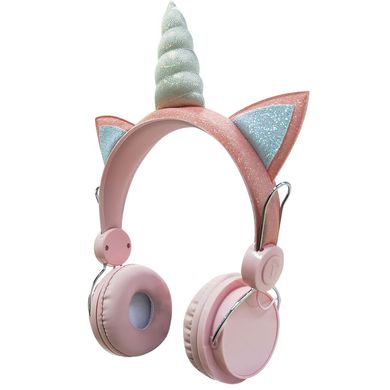 Дитячі бездротові навушники Єдиноріг Unicorn Wireless headSet AH-808 ∙ Bluetooth 5.0 ∙ USB ∙ HD звук ∙ Складні ∙ Регульований розмір