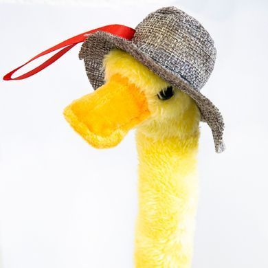 Інтерактивна дитяча розмовляюча іграшка &ndash; повторюшка Гусак Dansing Duck ∙ Музична танцююча качка повторюха з LED підсвіткою