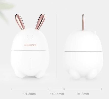 Увлажнитель воздуха и ночник 2в1 Humidifiers Rabbit Диффузор освежитель с подсветкой