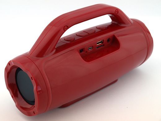 Golon RX-1829BT BoomBox 12W, портативная колонка с Bluetooth FM и MP3, красная PR4