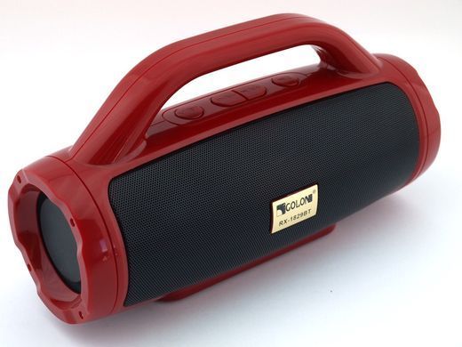 Golon RX-1829BT BoomBox 12W, портативная колонка с Bluetooth FM и MP3, красная PR4