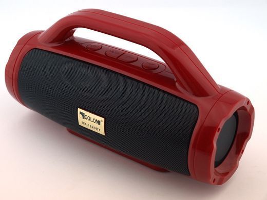 Golon RX-1829BT BoomBox 12W, портативная колонка с Bluetooth FM и MP3, красная PR4