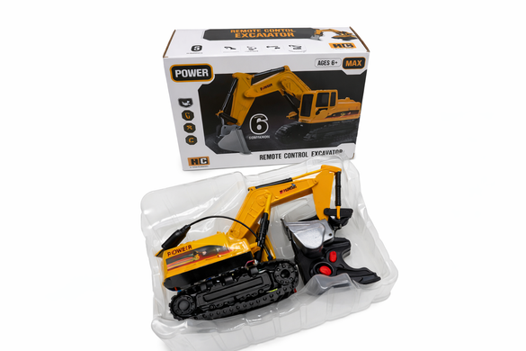 Гусеничний екскаватор з пультом керування Remote Control Excavator &bull; Дитячий радіокерований екскаватор на гусеницях для гри вдома і на вулиці