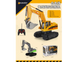 Гусеничний екскаватор з пультом керування Remote Control Excavator &bull; Дитячий радіокерований екскаватор на гусеницях для гри вдома і на вулиці