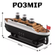 Увлажнитель воздуха Титаник AND-20-21PCS в виде модели корабля &bull; USB-диффузор эфирного масла humidifier для дома, офиса и декора
