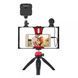 Комплект для влогинга Video Making Kit AY49X для смартфона &bull; Набор для блогинга AY49X для смартфона с микрофоном и светом