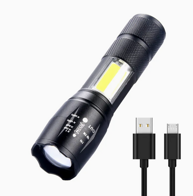 Фонарик ручной BAILONG BL-29-T6 USB MICRO CHARGE ∙ Тактический водонепроницаемый фонарь BAILONG BL-29-T6