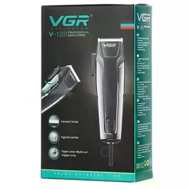 Машинка для стрижки VGR V-120 &bull; Проводной триммер VGR V-120 для волос и бороды с 8 насадками 3&ndash;20 мм