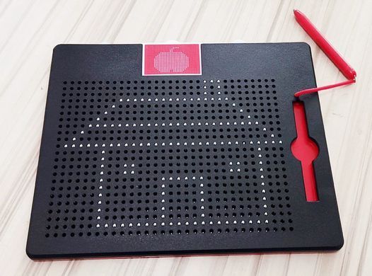 Магнітний планшет MagPad 1763-1 Дошка для малювання з 380 магнітних кульок зі стілусом