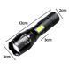 Фонарик ручной BAILONG BL-29-T6 USB MICRO CHARGE ∙ Тактический водонепроницаемый фонарь BAILONG BL-29-T6