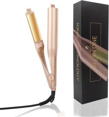 Плойка спіральна HAIR CurlingIron 2в1 WA-1 ∙ Універсальна плойка WA-1 для завивки та випрямлення волосся