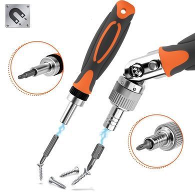 Набор отверток с трещоткой многофункциональный ручной инструмент 68 в 1 Torx RATCHET ∙ Универсальный набор ручного инструмента Torx RATCHET
