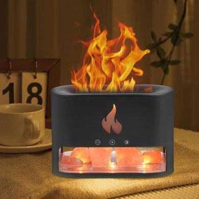 Многофункциональная лампа-аромадиффузор Docsal Flame с LED-подсветкой ∙ Лампа-увлажнитель воздуха Docsal Flame 3в1