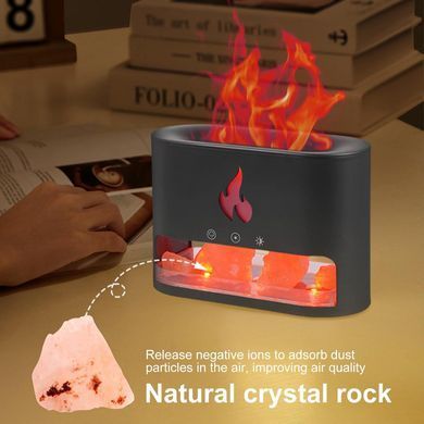Многофункциональная лампа-аромадиффузор Docsal Flame с LED-подсветкой ∙ Лампа-увлажнитель воздуха Docsal Flame 3в1