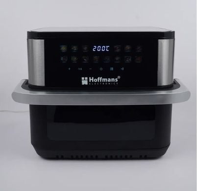 Аэрофритюрница Hoffmans HM-792 15 л &bull; Мультипечь-аэрогриль Hoffmans 2400 Вт с двумя ТЭНами и сенсорным управлением