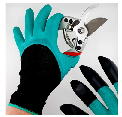 Садові рукавички з кігтями Garden Gloves LY-557 ∙ Універсальний інструмент LY-557 для городу