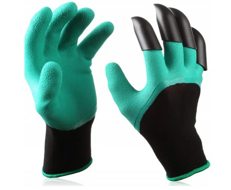 Садові рукавички з кігтями Garden Gloves LY-557 ∙ Універсальний інструмент LY-557 для городу