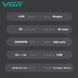 Триммер для волос VGR V-375 &bull; Аккумуляторная машинка для стрижки Hair Clippers V-375, шейвер для бороды, усов и окантовки
