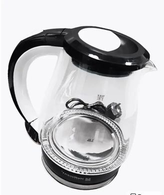 Електрочайник Hoffmans скло 2,0L HM-2537 &bull; Скляний електрочайник дисковий 2000W