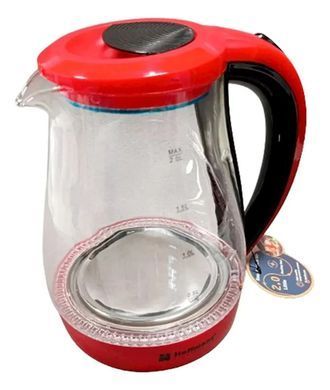 Електрочайник Hoffmans скло 2,0L HM-2537 &bull; Скляний електрочайник дисковий 2000W