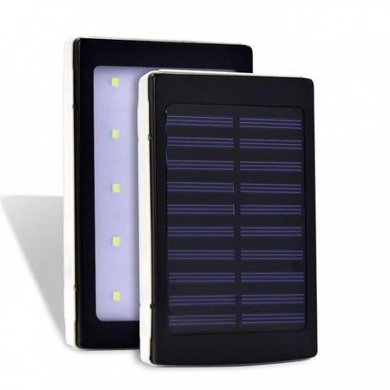 Повербанк на солнечной батарее UN-3102 SOLAR 40000mAh &bull; Портативная мобильная зарядка Power Bank с LED фонариком для телефона, планшета и повседневного использования