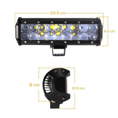 Автофара 18 LED 5D-54W-SPOT, 235 х 70 х 80 мм CG02 PR4