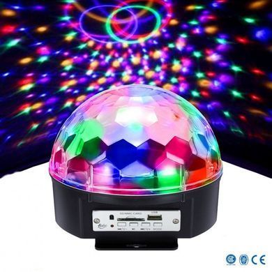 Музыкальный диско-шар Atlanfa AT-75 с светомузыкой ∙ USB ∙ 2 динамика ∙ Пульт ДУ