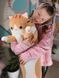Мягкая игрушка обнимашка Кот Батон 150 см рыжий &bull; Большая игрушка-подушка антистресс длинный кот для сна и отдыха