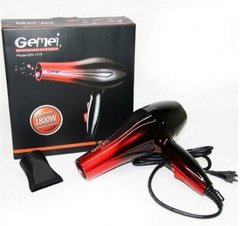 Профессиональный фен для укладки и сушки волос Gemei GM-1719, 1800W