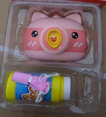 Детский фотоаппарат для мыльных пузырей Bubble Camera Генератор мыльных пузырей