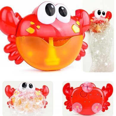Музичний Краб &ndash; піноутворювач Bubble Crab &middot; Іграшка для ванни Генератор мильних бульбашок &middot; Краб &ndash; пузир на батарейках