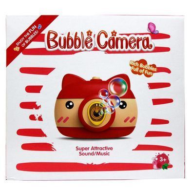 Детский фотоаппарат для мыльных пузырей Bubble Camera Генератор мыльных пузырей
