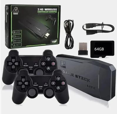 Игровая приставка DATA FROG Y3 Lite Game Stick 64 ГБ с 4K HDMI &bull; Ретро консоль с 10 000 играми и 2 беспроводными джойстиками для телевизора