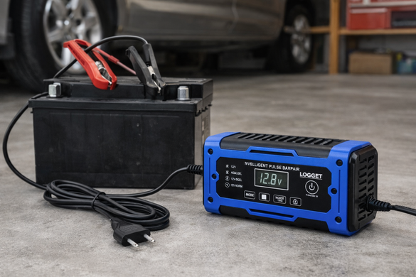 Імпульсний зарядний пристрій для акумулятора 12V 10A &bull; Автоматичний зарядний пристрій для автомобільного акумулятора 12 В 10 А