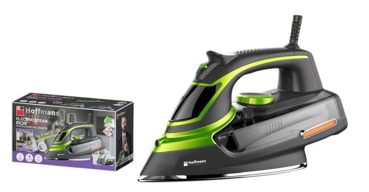 Утюг Hoffmans HM-9021 3000W &bull; Паровой утюг с керамической подошвой функцией автоотключения и мощным паровым ударом